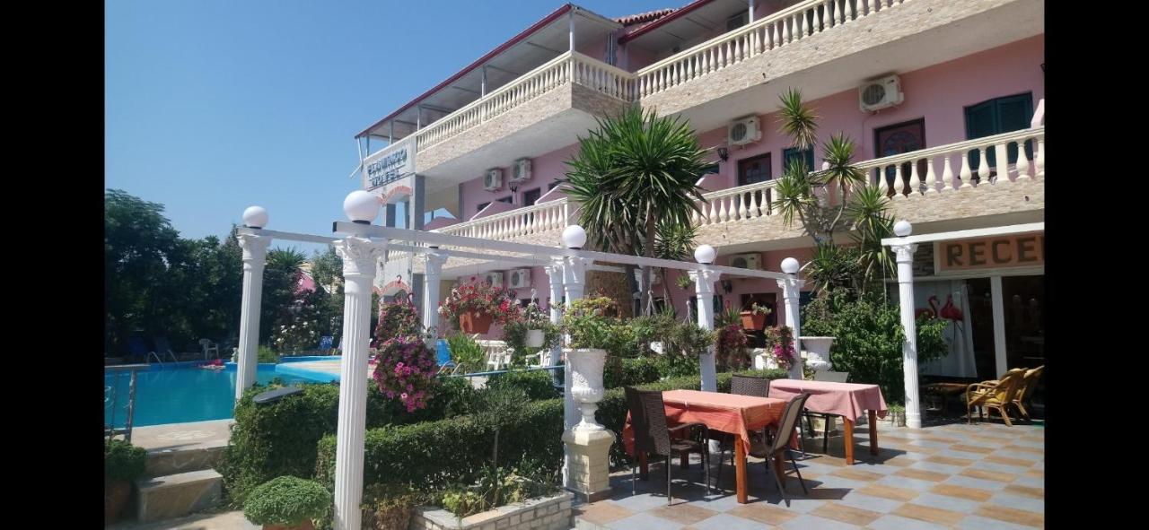 Flamingo Apartments Moraitika Corfu ภายนอก รูปภาพ