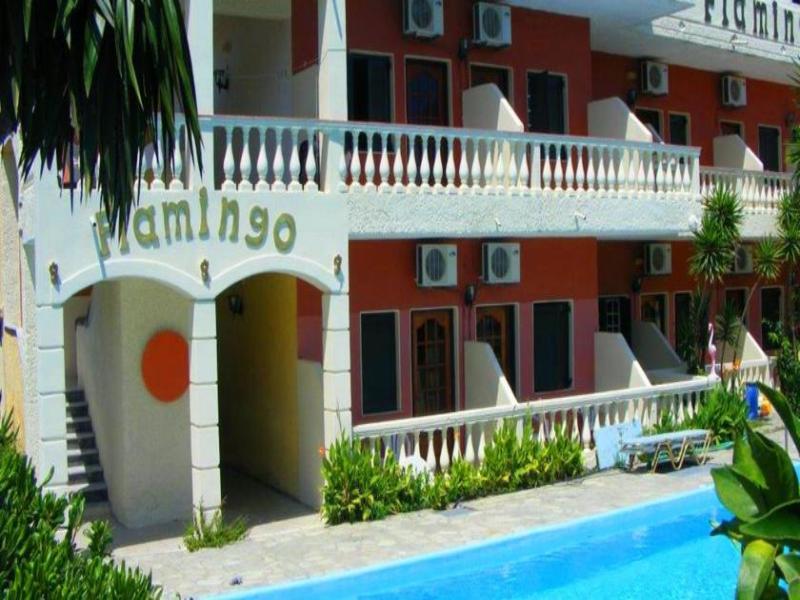 Flamingo Apartments Moraitika Corfu ภายนอก รูปภาพ