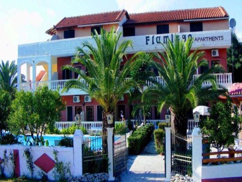 Flamingo Apartments Moraitika Corfu ภายนอก รูปภาพ