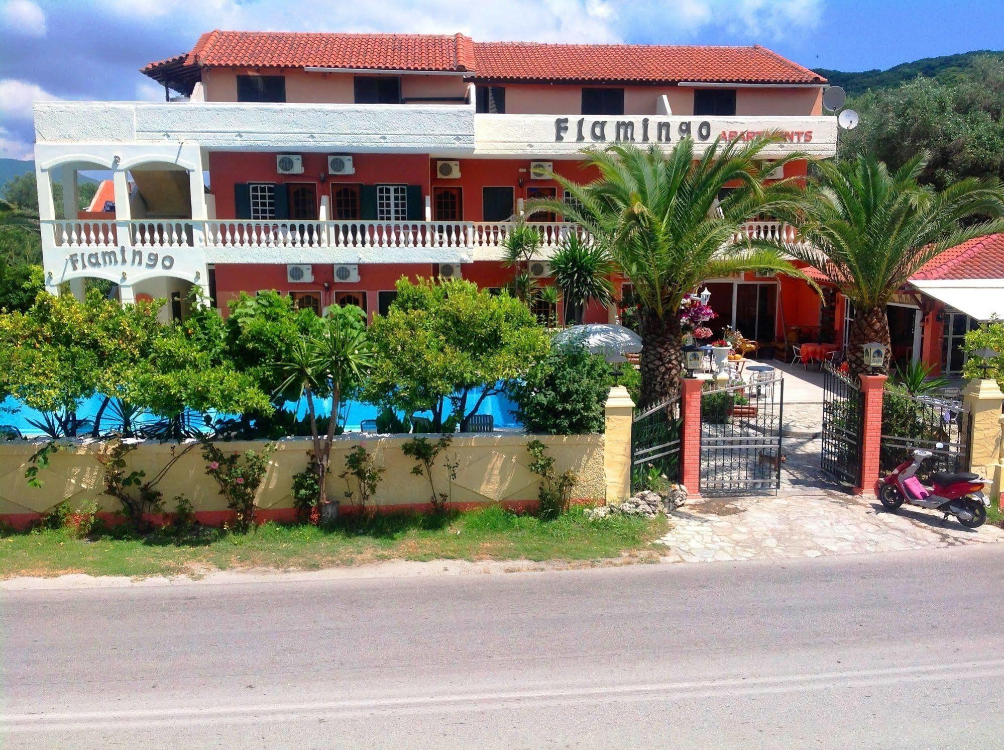 Flamingo Apartments Moraitika Corfu ภายนอก รูปภาพ